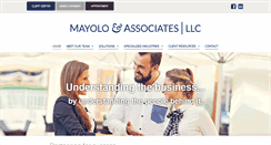 Desktop Screenshot of mayolocpa.com